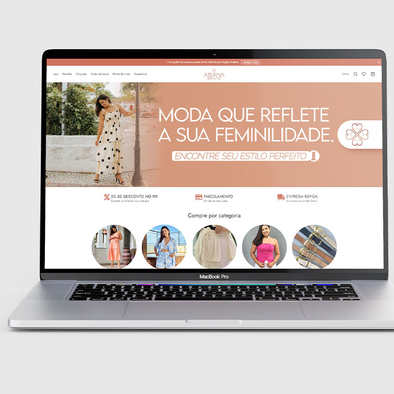 Loja Virtual Ariana Brand